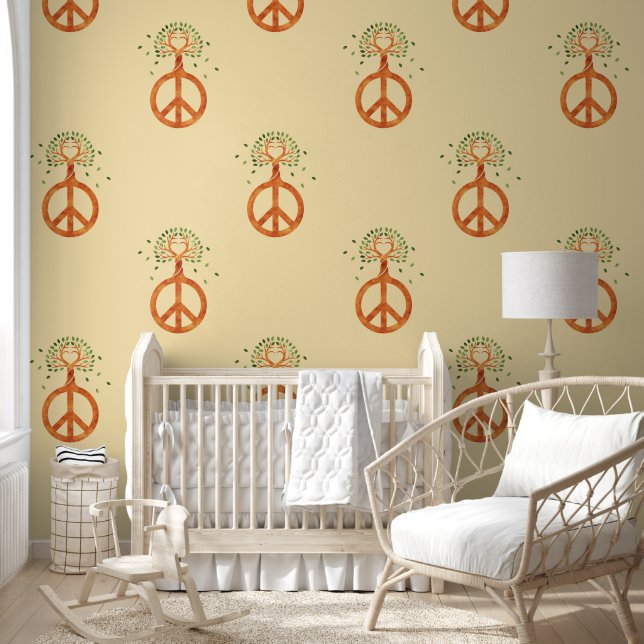 Peace For Trees - Flower Power Heart 1 Wallpaper (Kids)