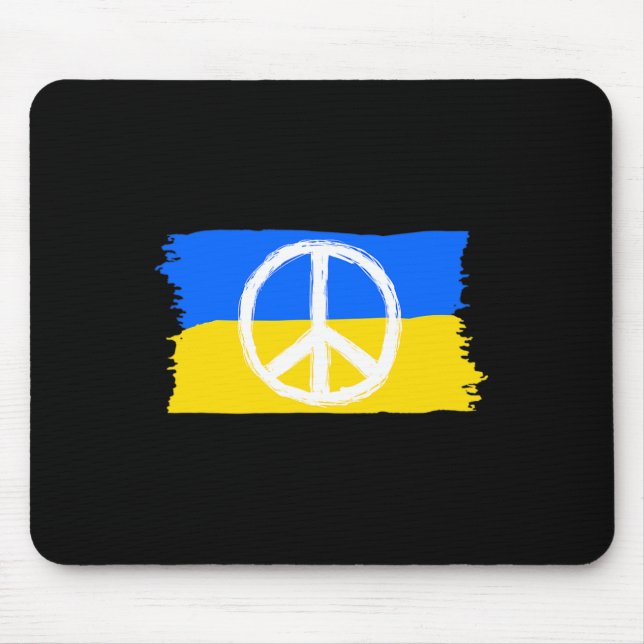 Peace For Ukraine 1  Mouse Pad (Front)