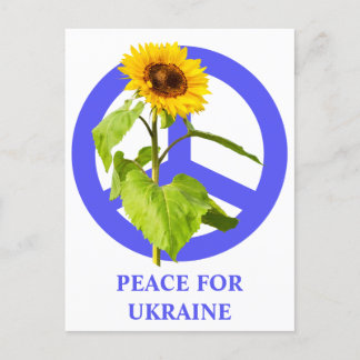 Peace for Ukraine Postcard