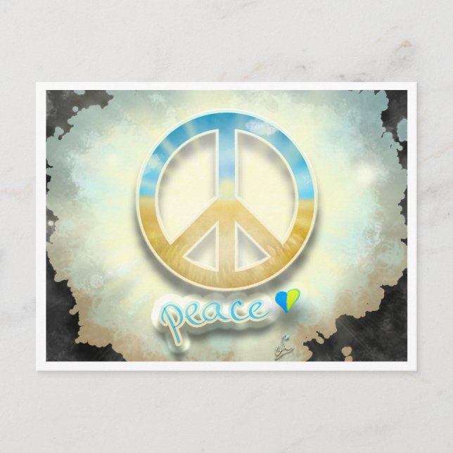 Peace for Ukraine Postcard (Front)