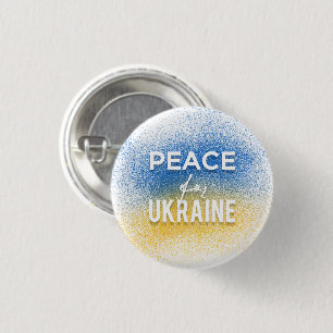 Peace for Ukraine Round Button