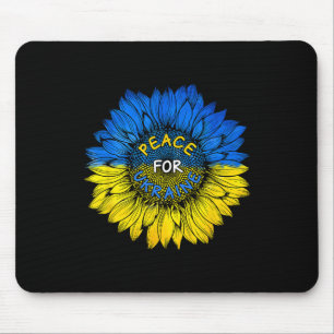 Peace For Ukraine Shirt Ukraine Sunflower Ukrainia Mouse Pad