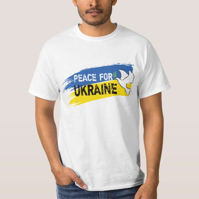 Peace for Ukraine T-Shirt (Front)
