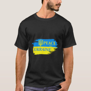 Peace For Ukraine Ukrainian Flag Ukraine Logo T-Shirt