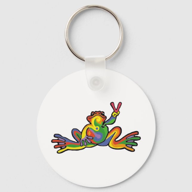 Peace Frog Key Ring (Front)