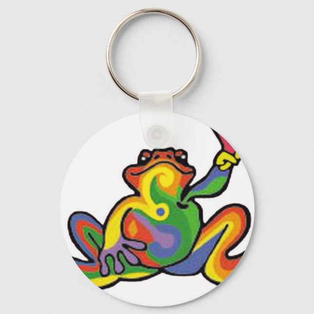 Peace Frog Key Ring (Front)