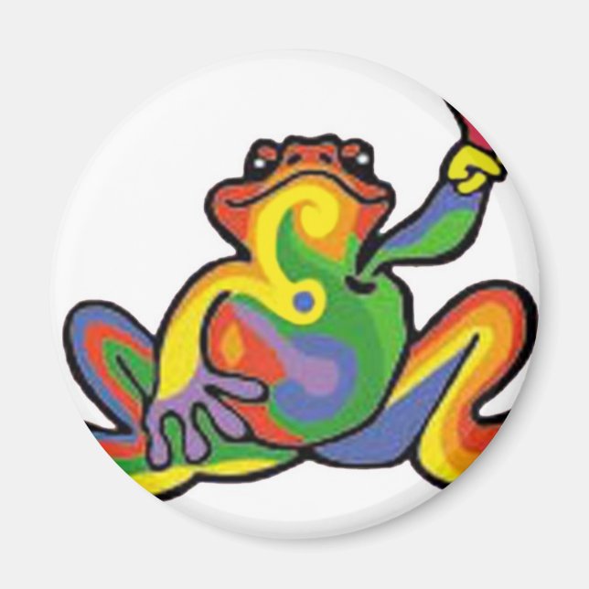 Peace Frog Magnet (Front)