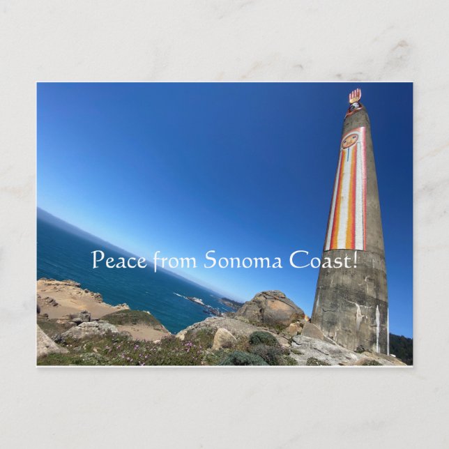 Peace from Sonoma Coast! Postcard (Front)