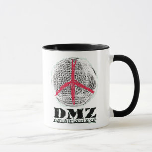 Peace Globe No War No Hate Demilitarised Zone DMZ  Mug