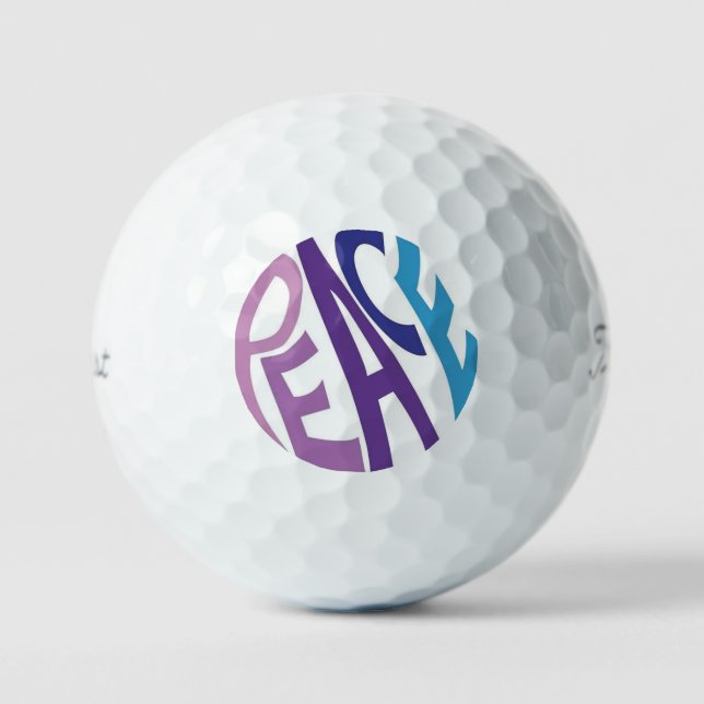 PEACE  GOLF BALLS (Front)