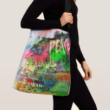 Peace Graffiti Bag