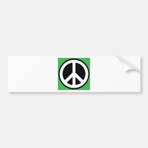 Peace Green Symbol! Bumper Sticker
