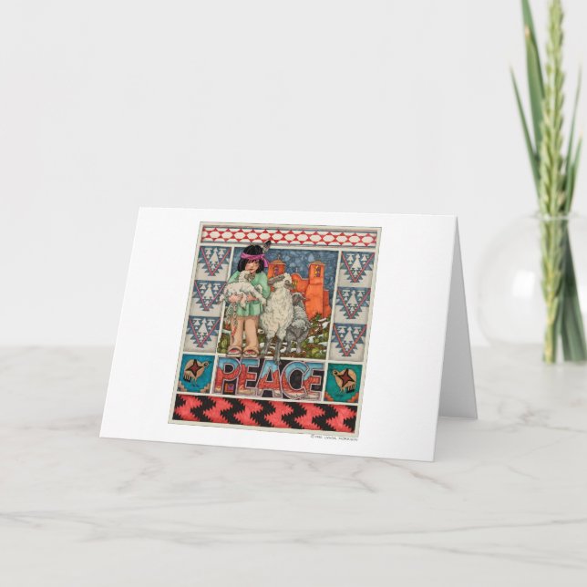 PEACE greeting card (Front)