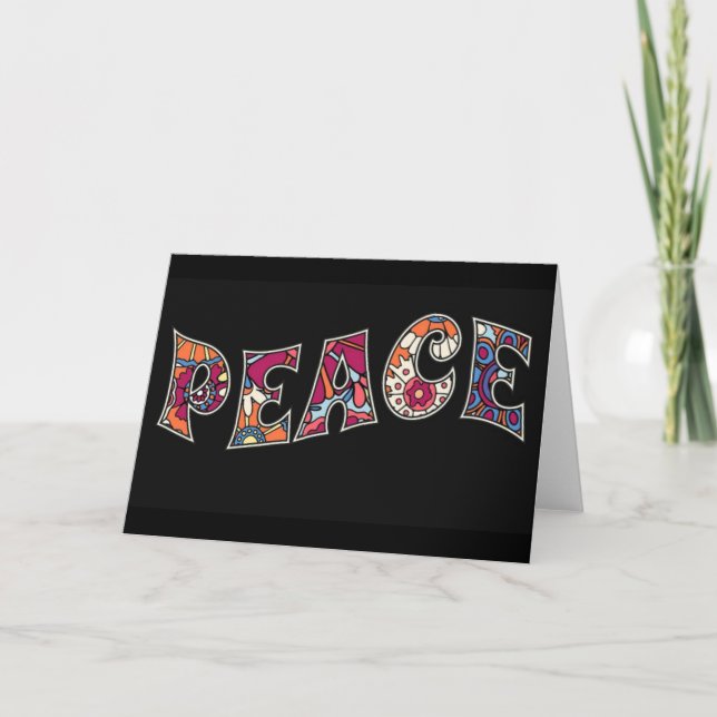 Peace Greeting Card (Front)