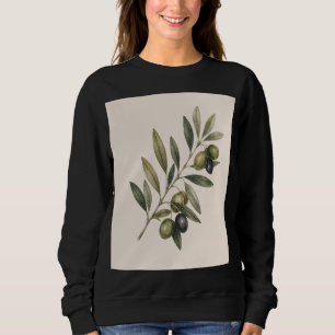 Peace Grows Here Vintage Olive Branch Botanical Sweatshirt