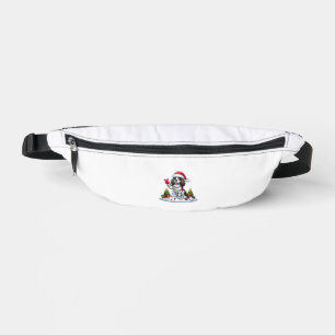 Peace Hand English Springer Spaniel Christmas Dog  Bum Bags