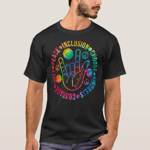 Peace Hand Sign End Bullying Anti Bullying Unity D T-Shirt