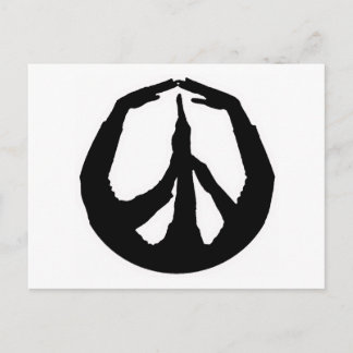 Peace Hands Postcard