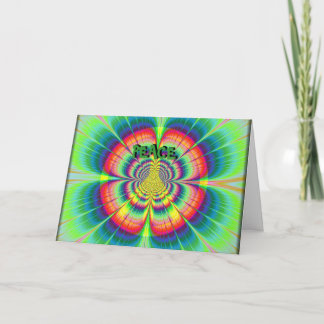 Peace Happy Birthday Card