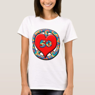 Peace, Heart, 50 T-Shirt