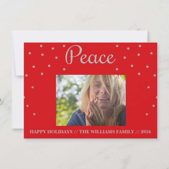 Peace Holiday Card (Front)