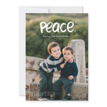 Peace | Holiday Photo Card