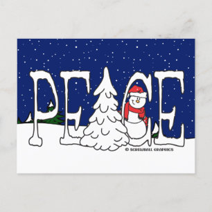 Peace Holiday Postcard