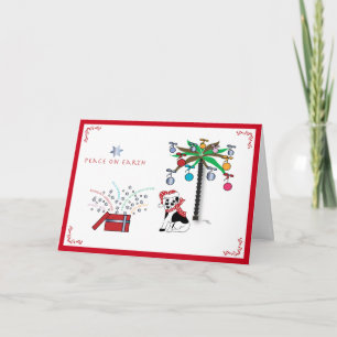Peace, Holiday Season's Whimsical Greeting Card
