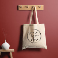 PEACE HOPE LOVE Minimalist Christmas Holiday