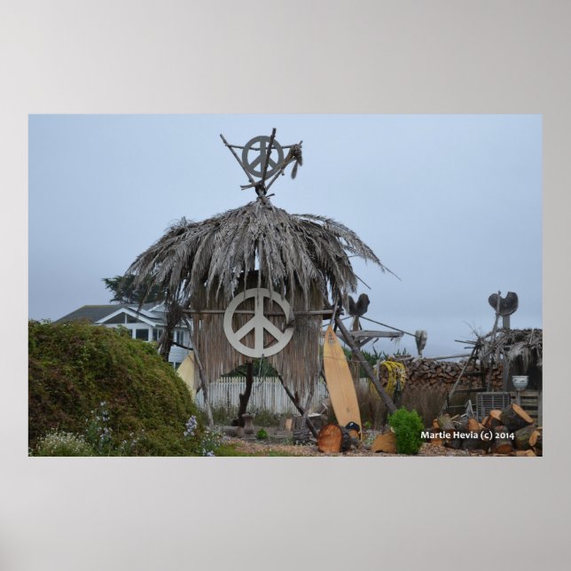 Peace Hut Poster (Front)