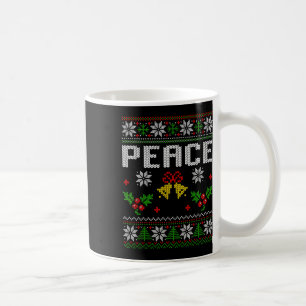 Peace I Come In Peace Couple Matching Ugly Christm Coffee Mug
