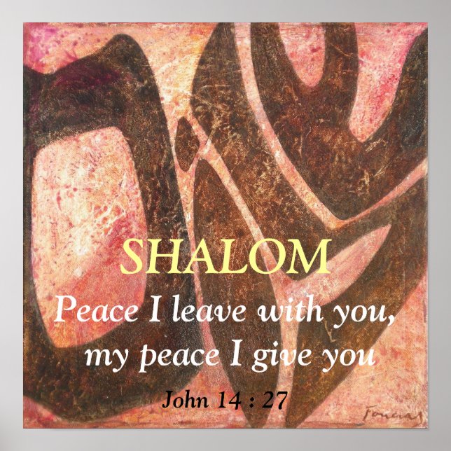 Peace I leave with you, my peace I gi... Poster (Front)