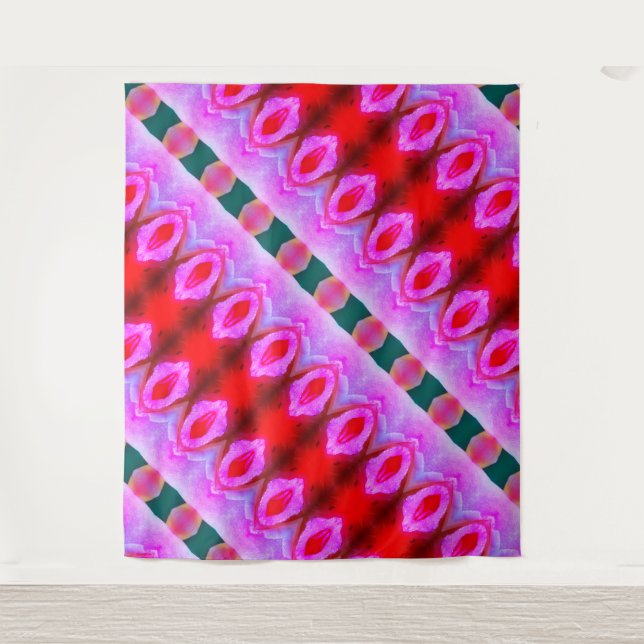Peace Ikat Miami Tapestry (Front)