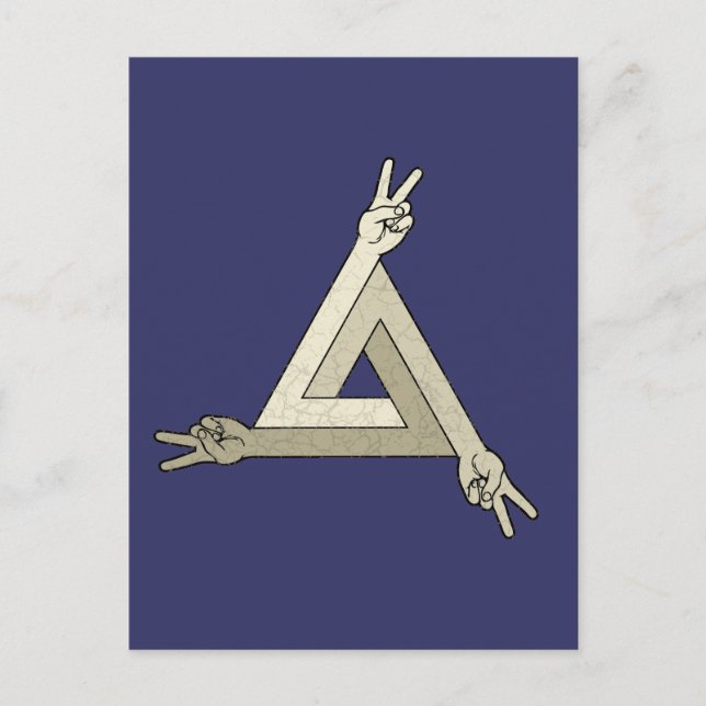 Peace Illusion 2 Postcard (Front)