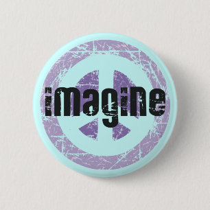 Peace - Imagine Peace 6 Cm Round Badge