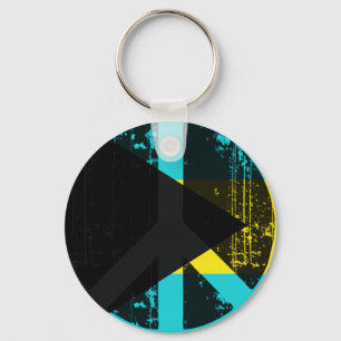 Peace In Bahamas Key Ring
