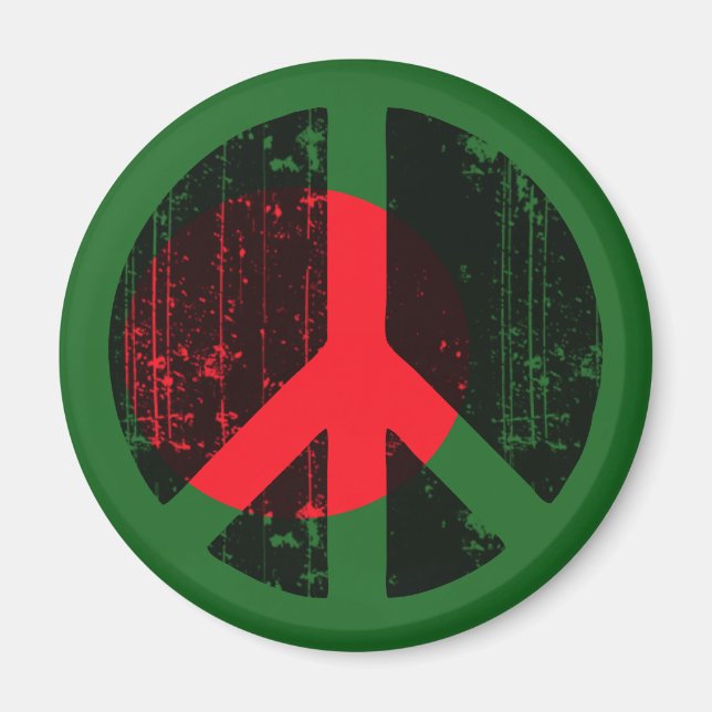 Peace In Bangladesh Magnet (Front)