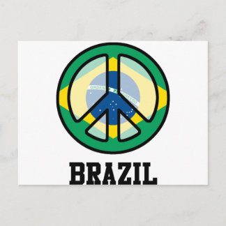Peace In Brazil Postcard