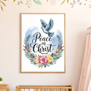  Peace in Christ Boho Christian Nursery Wall Art