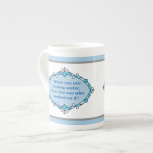 Peace in Deep Waters Bone China Mug