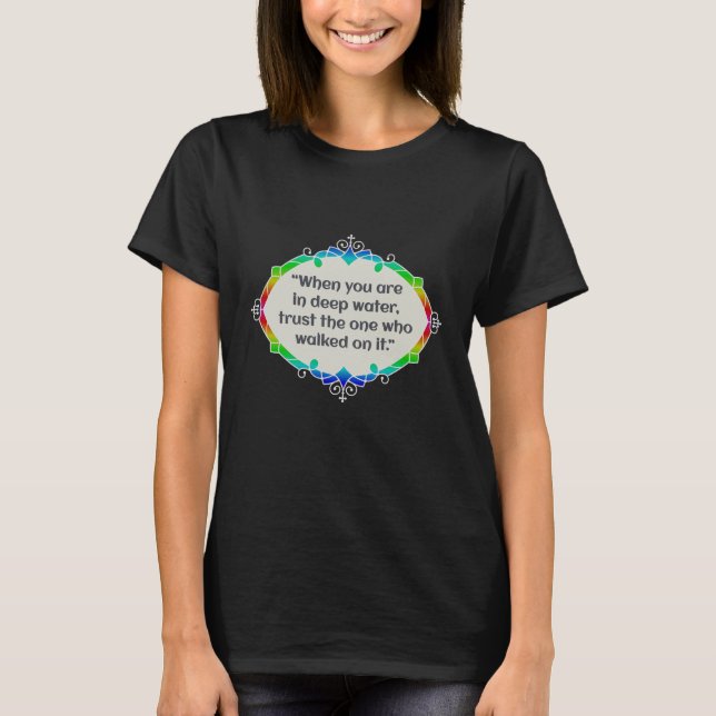 Peace in deep waters T-Shirt (Front)