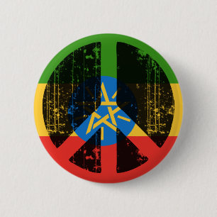 Peace In Ethiopia 6 Cm Round Badge
