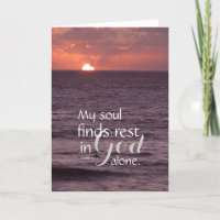 Peace in God Alone Greeting Card
