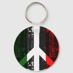 Peace In Italy Key Ring