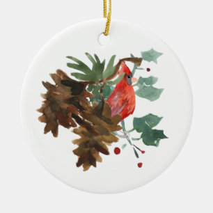Peace in Nature Christmas Personalised Ornament
