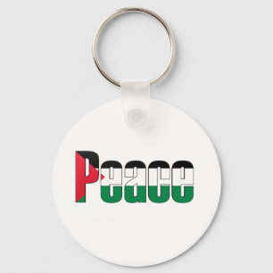 Peace in Palestine Key Ring