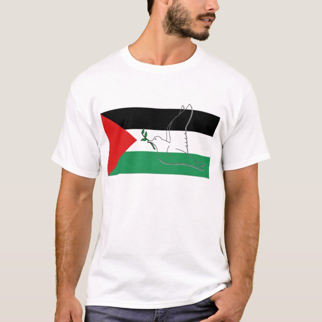PEACE IN PALESTINE TSHIRT - (Front)