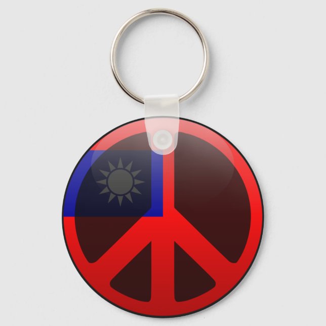Peace in Taiwan Key Ring (Front)
