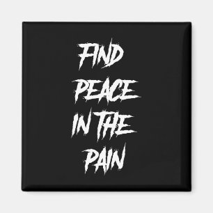 Peace In The Pain Mental Health Suicide Awareness Magnet