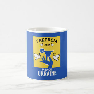 Peace In The Ukraine - Love And Support Coffee Mug